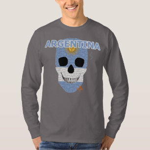 HANDSKULL Argentina Long Sleeve T - Shirt B2