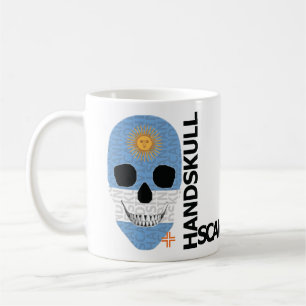 HANDSKULL Argentinien Klassische Tasse O4