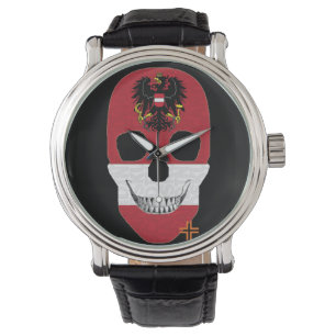 HANDSKULL Austria Uhrenleder B2 Armbanduhr