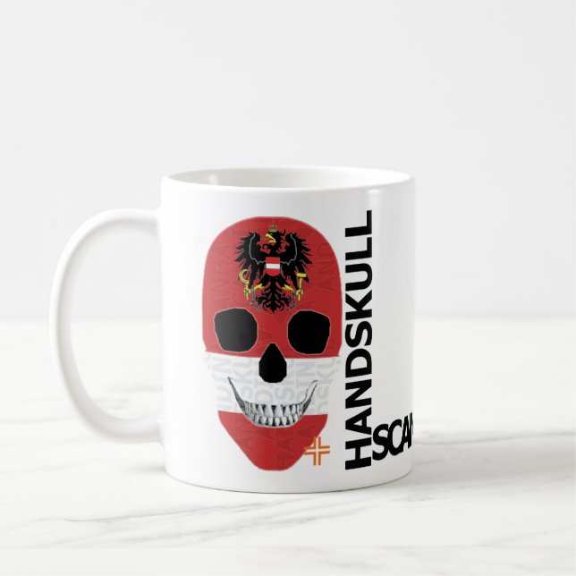 HANDSKULL Autriche classique Mug O4 (Gauche)
