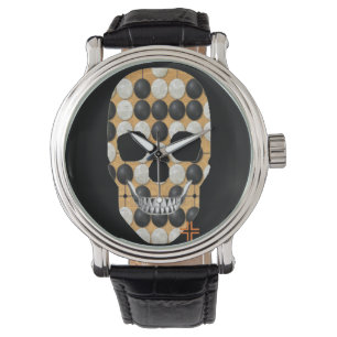 HANDSKULL Baduk montre mens cuir B2