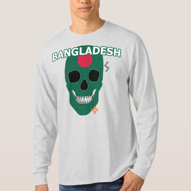 HANDSKULL Bangladesh Long Sleeve T - Shirt B2 (Vorderseite)