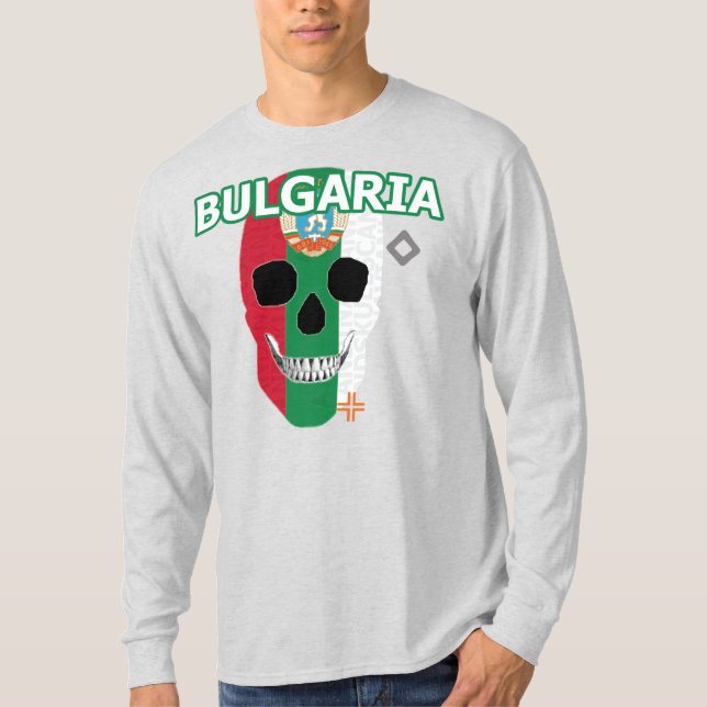 HANDSKULL Bulgarien Long Sleeve T - Shirt B2 (Vorderseite)