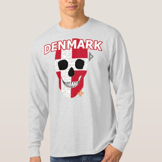 HANDSKULL Danemark T-shirt à manches longues B2 (Devant)