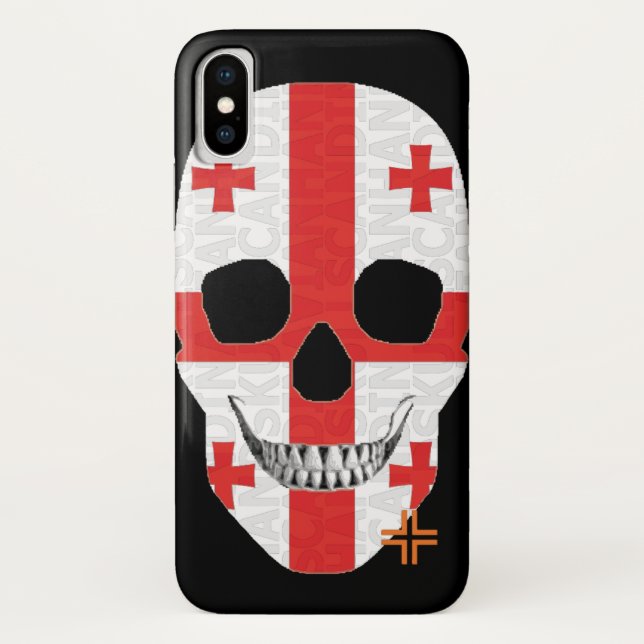 HANDSKULL Géorgie coque iPhone X B2 (Dos)
