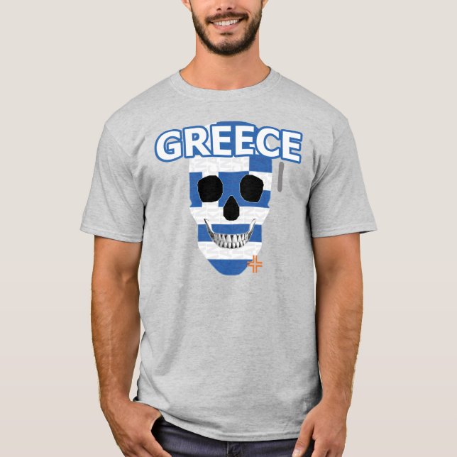 HANDSKULL Griechenland T - Shirt Basic B2 (Vorderseite)