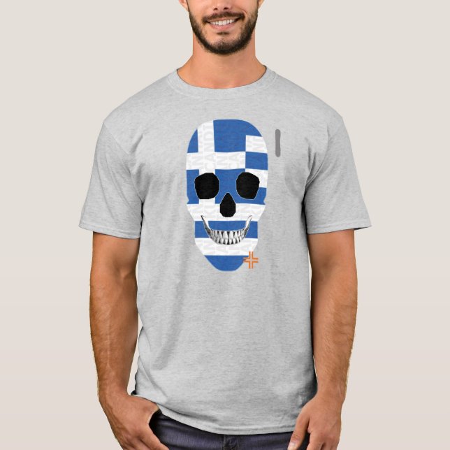 HANDSKULL Griechenland T - Shirt Basic B2 (Vorderseite)