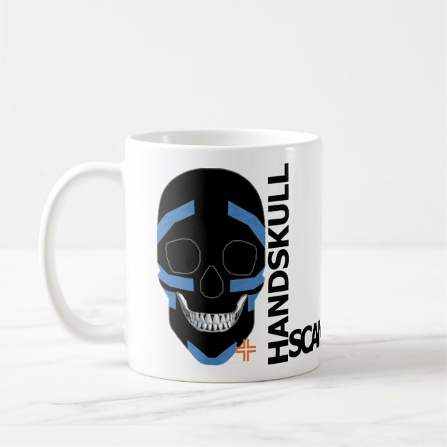 HANDSKULL Guerrier classique Mug O4 (Gauche)