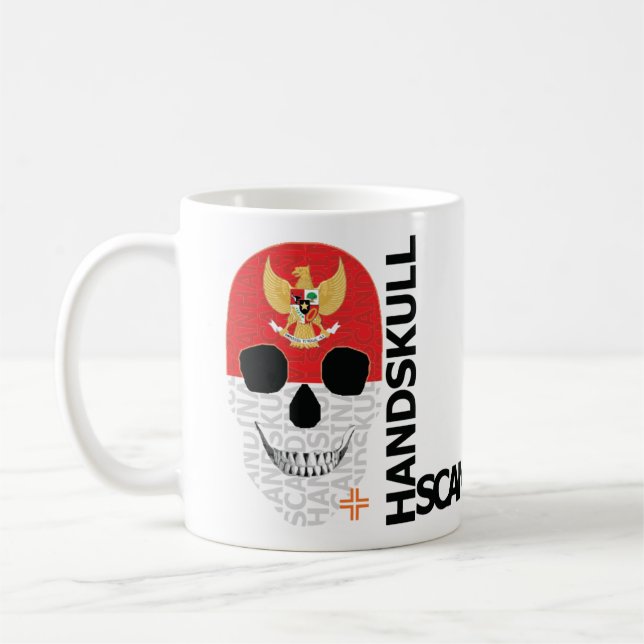 HANDSKULL Indonesia Classic Tasse O4 (Links)