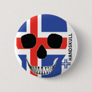 HANDSKULL Island - Knopf Button