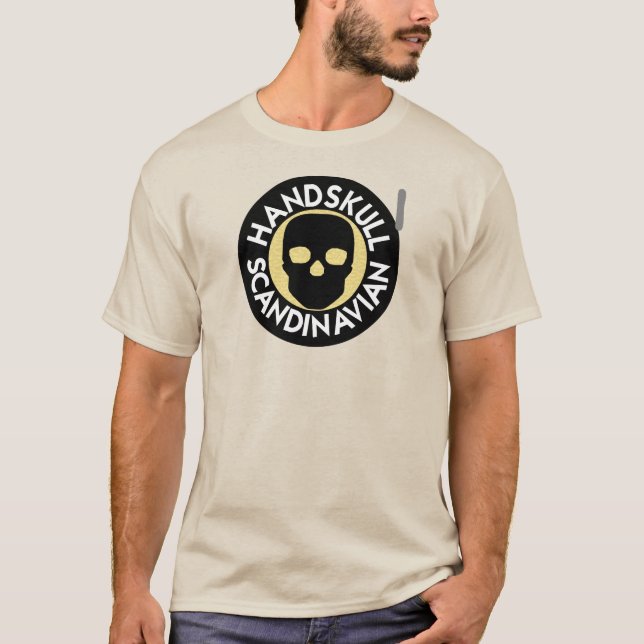 HANDSKULL LIV Flax-T - Shirt, Basic P4 T-Shirt (Vorderseite)
