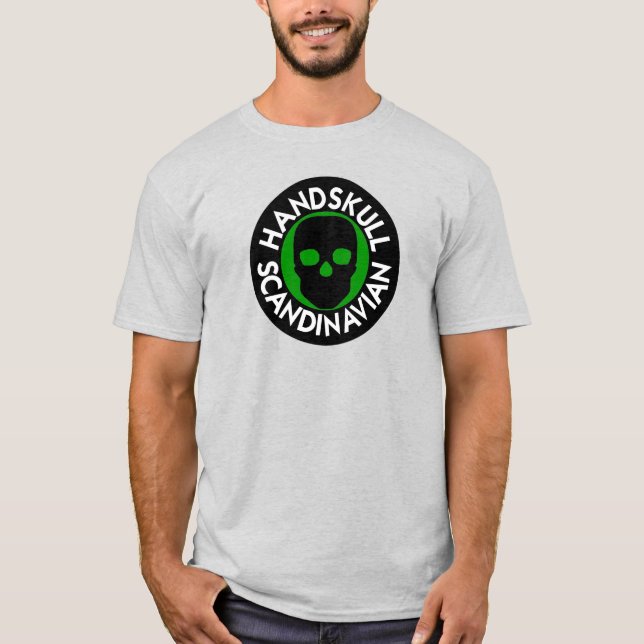 HANDSKULL LIV Forest Green T - Shirt Basic P4 (Vorderseite)