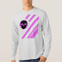 HANDSKULL LIV Hot Pink Bars T-shirt long manches