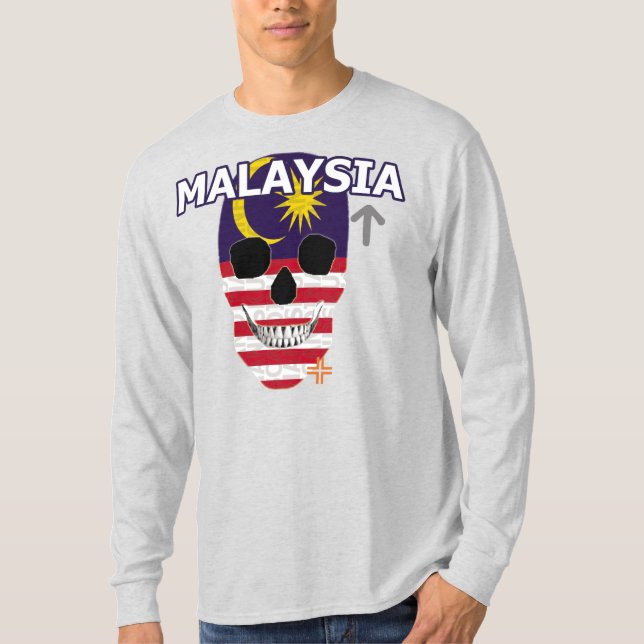 HANDSKULL Malaysia Long Sleeve T - Shirt B2 (Vorderseite)