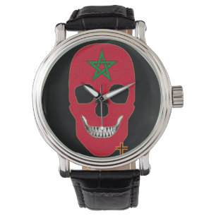 HANDSKULL Maroc montre homme cuir B2