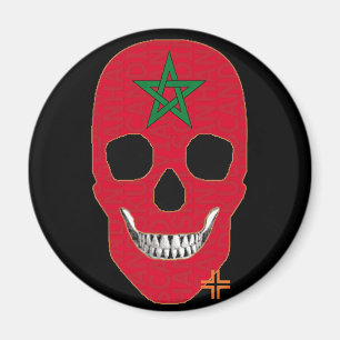 HANDSKULL Marokko Rundmagnet B2 Magnet
