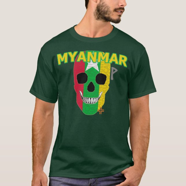 HANDSKULL Myanmar T - Shirt Basic B2 (Vorderseite)