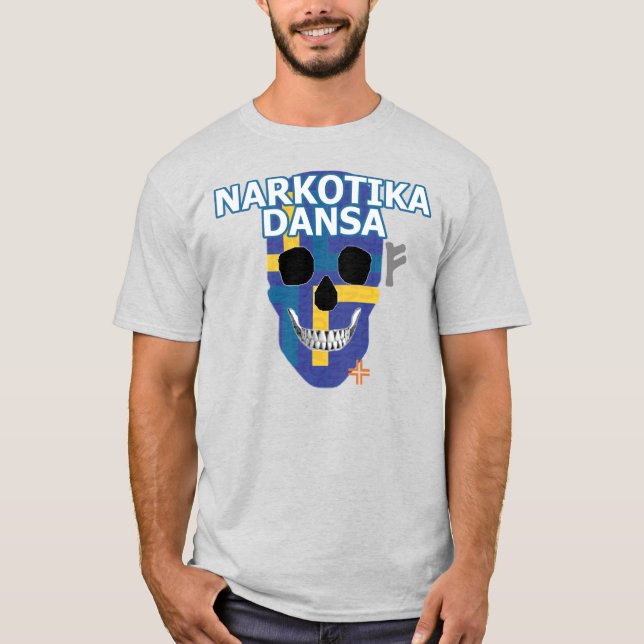 HANDSKULL Narkotika Dansa T - Shirt B2 (Vorderseite)