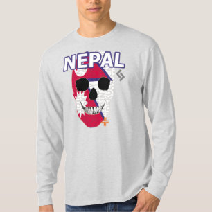 HANDSKULL Nepal Long manches T-shirt B2