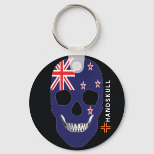 HANDSKULL Neuseeland, glücklicher Schädel, neuseel Schlüsselanhänger