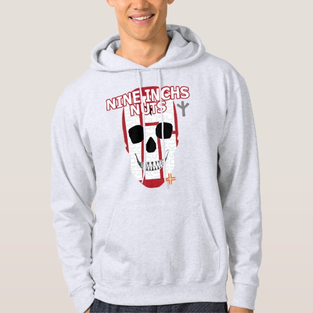 HANDSKULL Nine Inchs Nuts Hooded Sweatshirt B2 (Vorderseite)