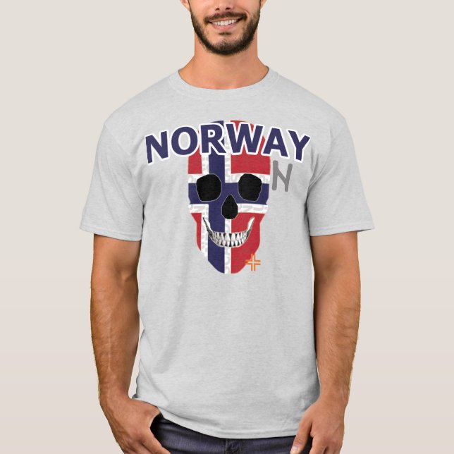 HANDSKULL Norwegen T - Shirt Basic B2 (Vorderseite)