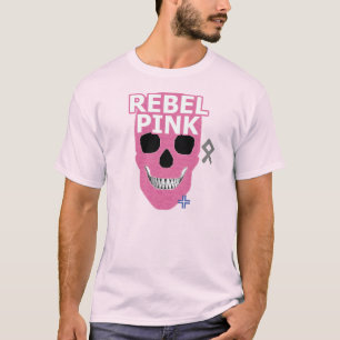 HANDSKULL Rebel Pink T - Shirt Basic B2