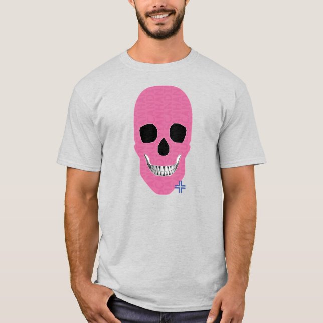 HANDSKULL Rebel Pink T - Shirt Basic B2 (Vorderseite)