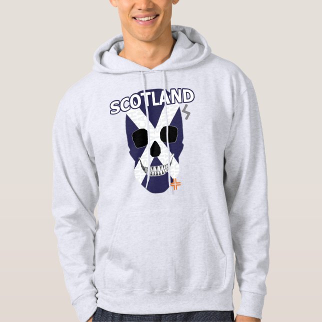 HANDSKULL Schottland Hooded Sweatshirt B2 (Vorderseite)
