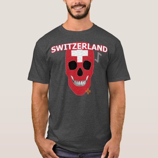 HANDSKULL Suisse t-shirt basique B2 (Devant)