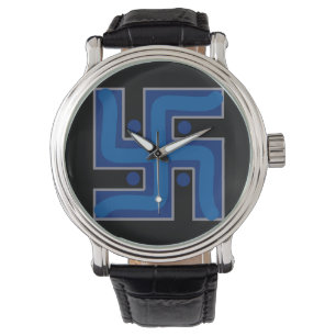 HANDSKULL Swastika Ciena Uhr Hindu viel Glück S7