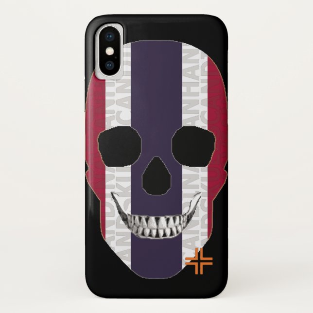 HANDSKULL Thaïlande coque iPhone X B2 (Dos)