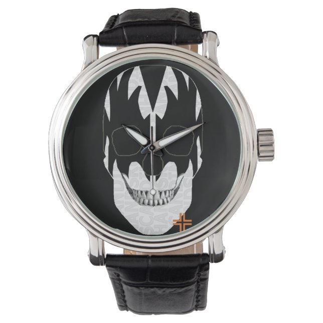 HANDSKULL Vampire Uhrenleder B2 Armbanduhr (Vorderseite)