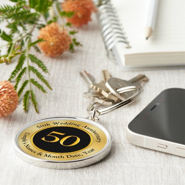 Handsome 50 Jahre Geschenke für Husband Schlüsselanhänger (Seite)