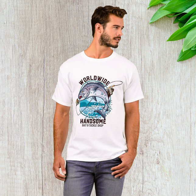 Handsome Bait and Tackle Shop weltweit T-Shirt (Von Creator hochgeladen)