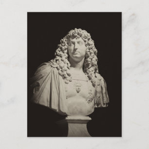 Handsome Bust of Louis XIV, Frankreich Postkarte