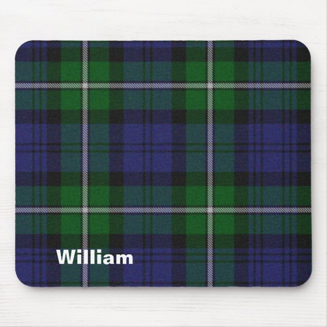 Handsome Custom Forbes Tartan Kariert Mousepad (Vorne)