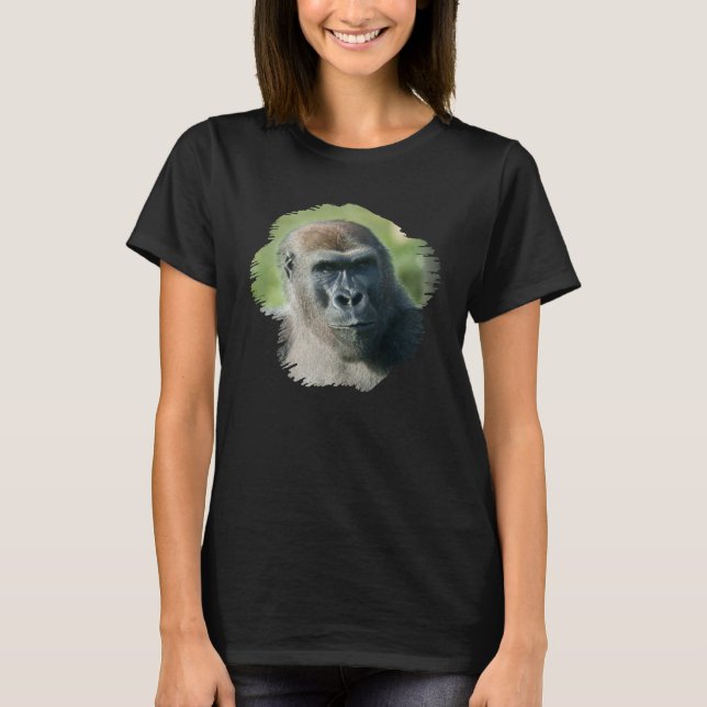 Handsome Gorilla Blackback T-Shirt (Vorderseite)