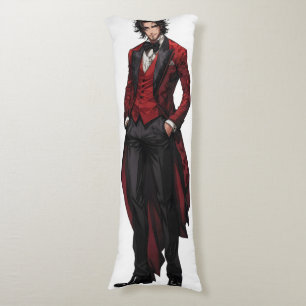 Handsome Gothic Gentleman Anime Seitenschläferkissen