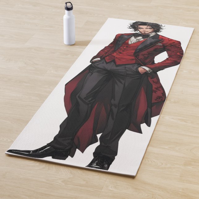 Handsome Gothic Gentleman Anime Yogamatte (Beispiel)