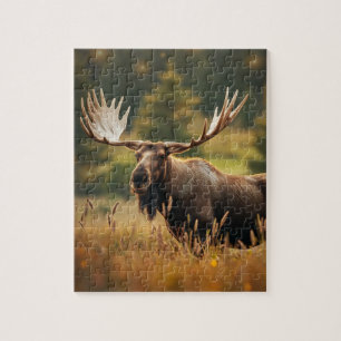 Handsome Moose Jigsaw Puzzle