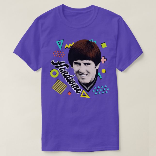 Handsome Peter Beardsley 80er Tribute T-Shirt (Design vorne)