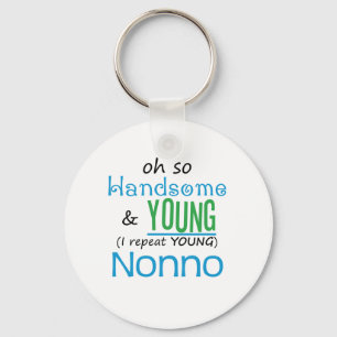 Handsome und Young Nonno Schlüsselanhänger