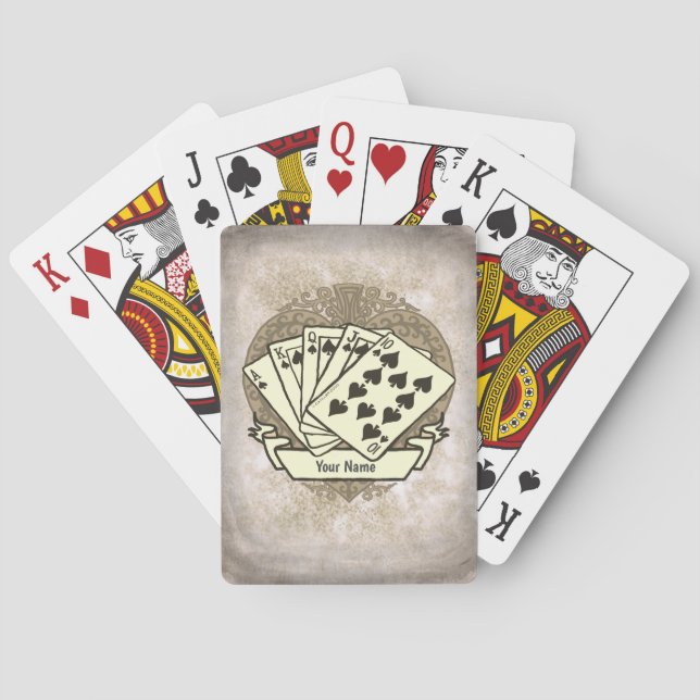 Handspielkarten für Poker Spielkarten (Rückseite)