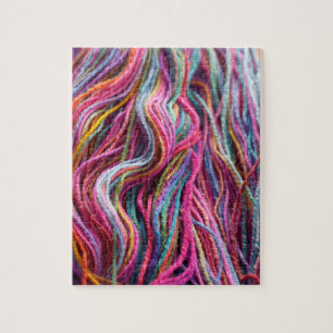 Handspun Garne Knittern Pink Magenta