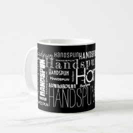 HANDSPUN! Typografie Kaffeetasse