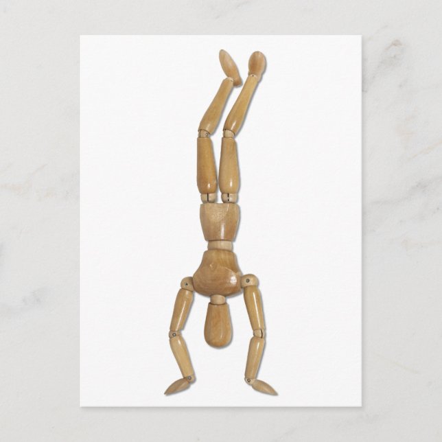 HandStand Postkarte (Vorderseite)