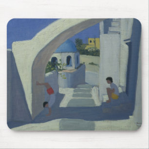 Handstand Santorini Mousepad
