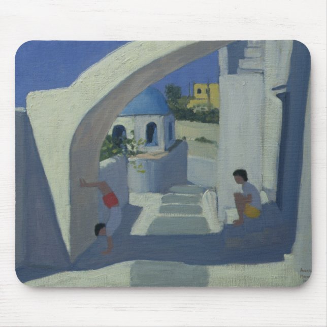 Handstand Santorini Mousepad (Vorne)