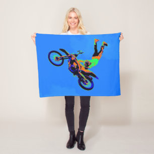 Handständer - Freestyle Motocross Stunt Fleecedecke